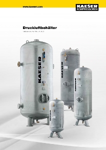 KAESER Druckluftbehälter | Druckluftspeicherung für Druckluftstation