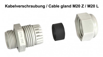 Condor Druckschalter Kabelverschraubung M20 L / 269519