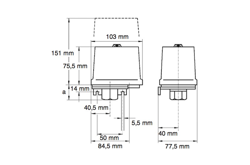 Fanal FF 142 Druckschalter Druckregler Druck   8 bar   K17/837 