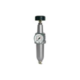 Filterregler »Standard« / G 1/2 / 0,5-16 bar / inkl. Manometer / Metallbehälter / manuelles Ablassventil RI-678.41M