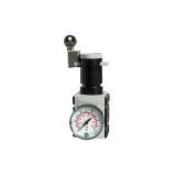 Präzisionsdruckregler inkl. Manometer, durchgehende Druckversorgung, G 1/4, 0,5 - 10 bar, 2200 l/min RI-FU7610