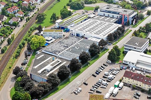 WAHLER Gebäude Luftaufnahme