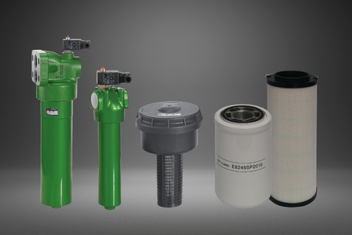 Oil filtration in the azimuth drive