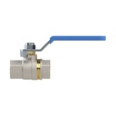 RIEGLER Kugelhahn Standardausf., blauer Hebel, IG/IG, MS vern., G 3/8_2