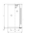 FILTREC Filterelement für SF-Filter HY11961 Zeichnung