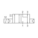 RIEGLER 3/2-Wegeventil, NAMUR, mono, NC, Anschluss G 1/4, 230 V, 50Hz_1