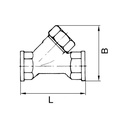 RIEGLER Rückschlagventil, Schrägsitzausführung, ES, G 1/2, 0,2 bar_3