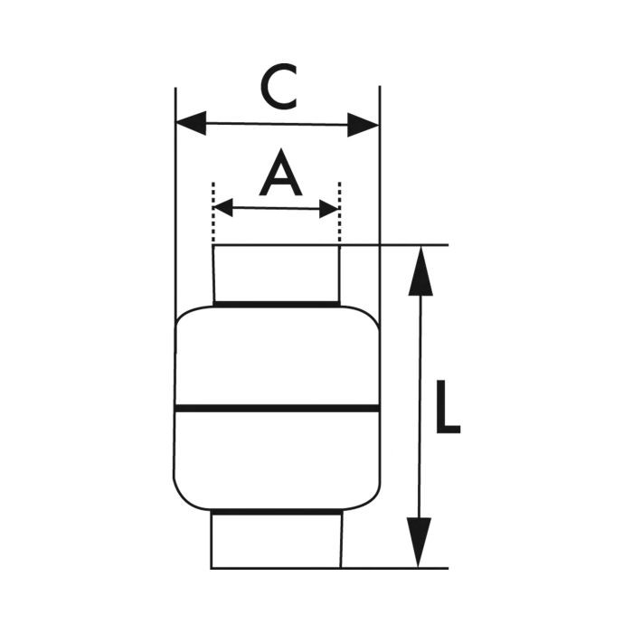 RIEGLER Rückschlagventil, leichte Bauweise, ES 1.4301, G 3/8, 0,03 bar_1