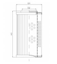 FILTREC Hydraulikfilterelement (Druckfilter) D112G03AV/ESD Zeichnung