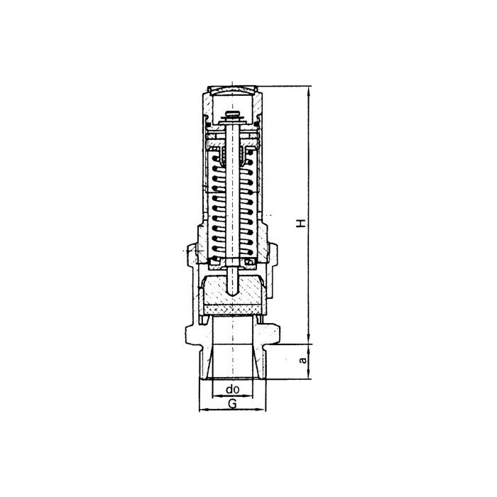 RIEGLER Sicherheitsventil, Messing, G 3/4, Ansprechdruck 14 bar_3