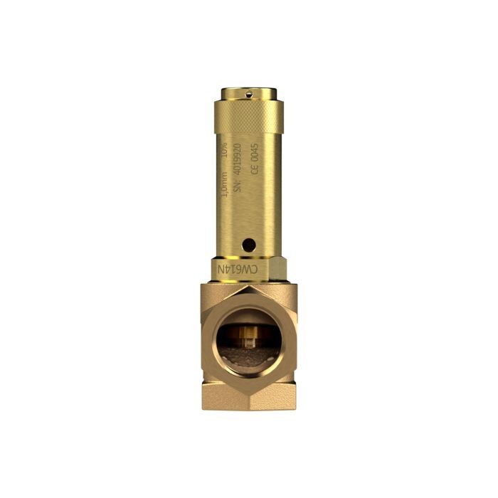 RIEGLER Eck-Sicherheitsventil, Flüssigkeiten, G 1, Ansprechdruck 12 bar_1