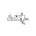 RIEGLER 3/2-Wegeventil, elektropneu., monostabil, G 1/8, NC, 230 V, 50 Hz_3