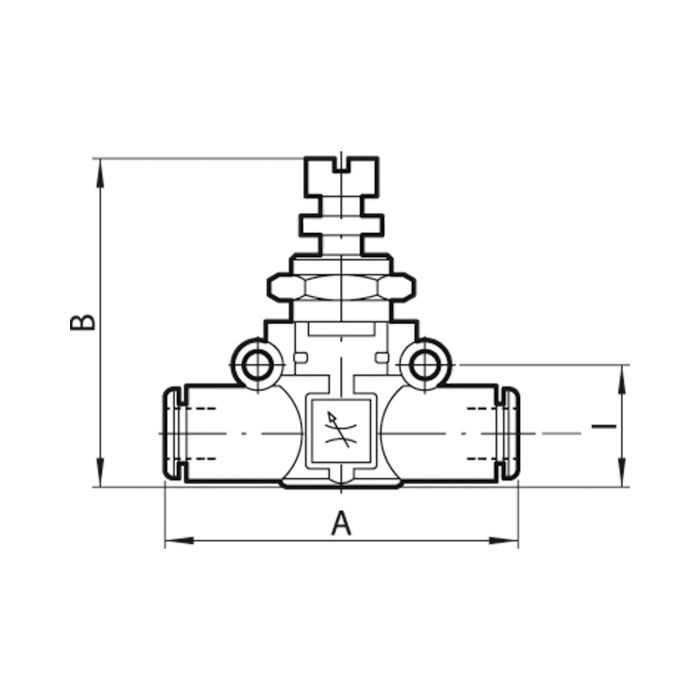 RIEGLER Drosselventil, beidseitig, Schlauch-Schlauch, Schl.-Ø 8_1