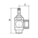 RIEGLER Drosselventil, beidseitige Drosselung (B), M5 IG, M5_3