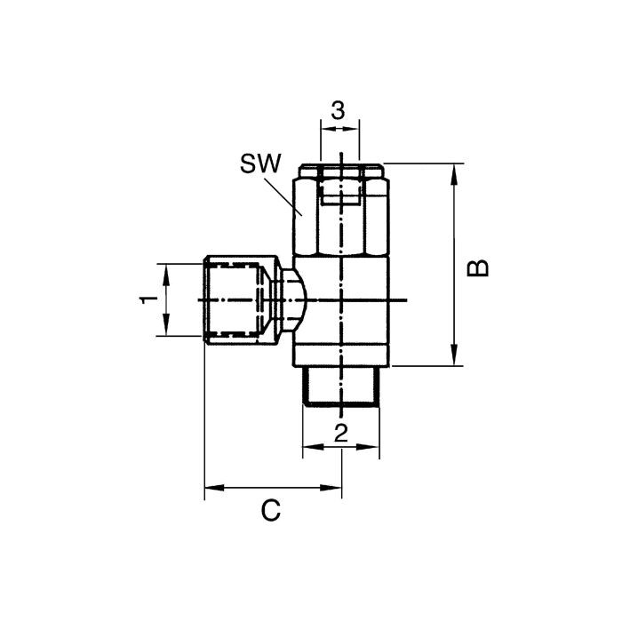RIEGLER Pneumatisch entsperrbares Rückschlagventil, G 1/8, G 1/8 i., M5_1