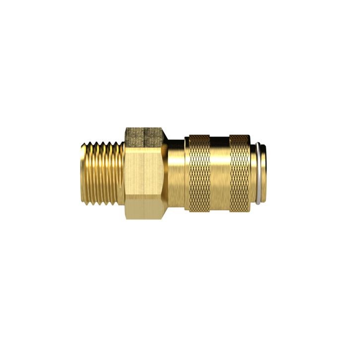 RIEGLER Schnellverschlusskupplung NW 5, Messing blank, G 3/8 AG_2