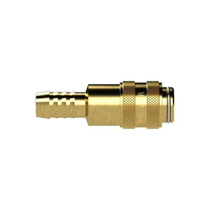 RIEGLER Schnellverschlusskupplung NW 5, Messing blank, Tülle LW 6_2