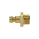 RIEGLER Nippel für Kupplungen NW 5, Messing blank, G 1/8 AG, SW 14_2