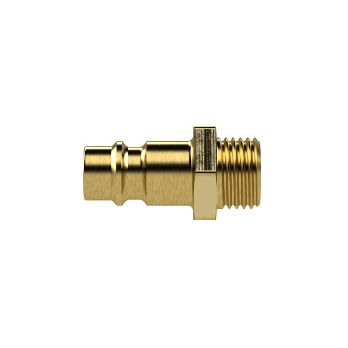 RIEGLER Nippel für Kupplungen NW 7,2 - NW 7,8, Messing blank, G 1/4 AG_2