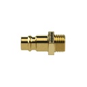 RIEGLER Nippel für Kupplungen NW 7,2 - NW 7,8, Messing blank, G 1/2 AG_2