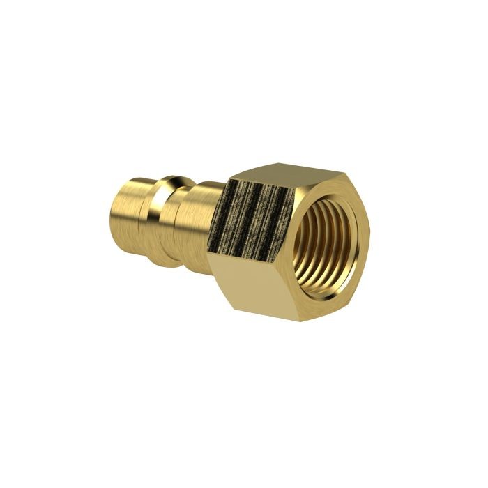 RIEGLER Nippel für Kupplungen NW 7,2 - NW 7,8, Messing blank, G 1/4 IG_3