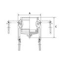 RIEGLER Kamlok-Verschlusskappe, Typ DC, ES 1.4401, für Stecker-Ø 32 mm_1