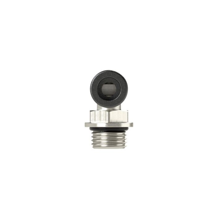RIEGLER L-Steckverschraubung »click-clock«, drehbar, M5 außen, Ø 5 mm_1