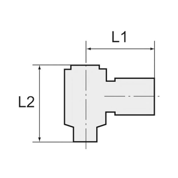 RIEGLER L-Steckverschraubung »click-clock«, drehbar, M3 a., Schlauch-Ø 3_1
