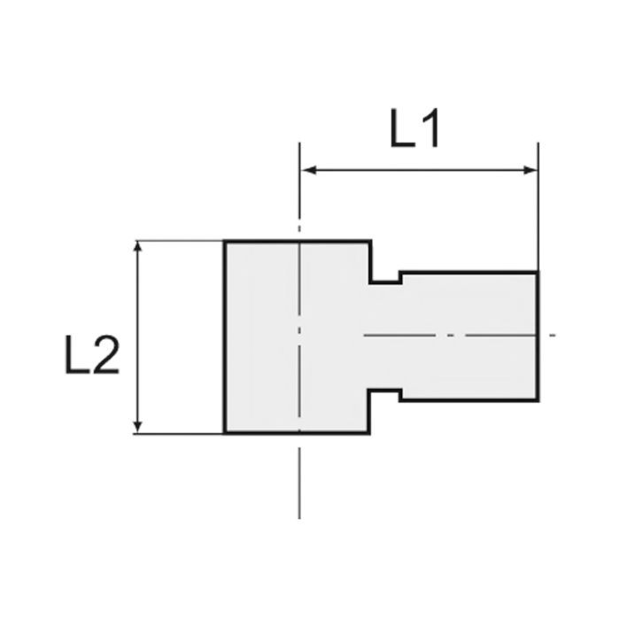 RIEGLER L-Ringstück, für Hohlschraube G 3/8, Schlauch-Ø 10 mm, MS vern._1