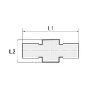 RIEGLER T-Ringstück, für Hohlschraube G 3/8, Schlauch-Ø 12 mm, MS vern._1