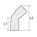 RIEGLER Steckverschraubung 45° »Blaue Serie«, drehbar, G 1/4 außen, Ø 8mm_1