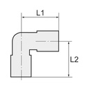 RIEGLER L-Steckverschraubung »Blaue Serie«, drehbar, M5 außen, Ø 6 mm_3