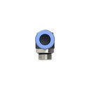 RIEGLER L-Steckverschraubung »Blaue Serie« drehbar, G1/4 a., max.15, Ø8mm_1