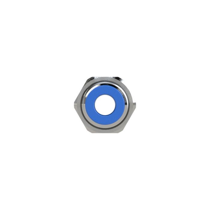 RIEGLER Gerade Schott-Steckverbindung »Blaue Serie«, M14x1,0, Schl.-Ø 6_1
