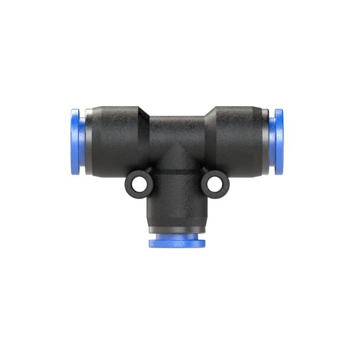 RIEGLER T-Steckverbindung »Blaue Serie«, reduzierend, Schlauch-Ø 2x10/1x8_1