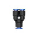 RIEGLER Y-Steckverbindung »Blaue Serie«, reduzierend, Schlauch-Ø 1x10/2x8_1