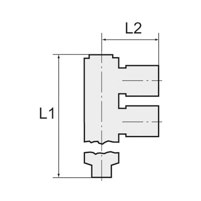 RIEGLER T-Mehrfachverteiler, Steckanschl. »Blaue Serie«, Schl.-Ø 2x8/3x6_1