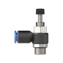 RIEGLER Drosselrückschlagven »Blaue Serie« Abluftdros. G1/4 a. 15bar Ø8mm_2