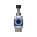 RIEGLER Drosselrückschlagven»Blaue Serie« Abluftdros. G1/4 a. 15bar Ø12mm_1