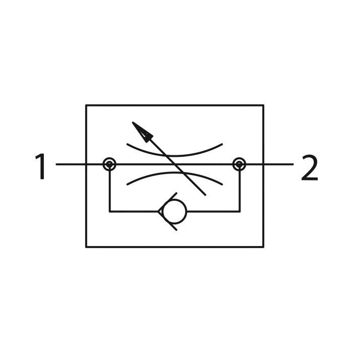 RIEGLER Drosselrückschlagventil »Blaue Serie« Abluftdros.G1/8 a. 10bar Ø6_2