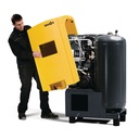 KAESER Schraubenkompressor SXC 6-11 SC3 inkl. Kältetrockner und Behälter_Aufbau