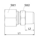 RIEGLER Gerade Einschraubverschraubung, R 3/8 a., Rohr-Ø 8, Stahl verz._1