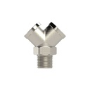 RIEGLER Verteiler, 2fach, R 1/8 AG, Abgänge 2 x G 1/8 IG, Messing vern._1