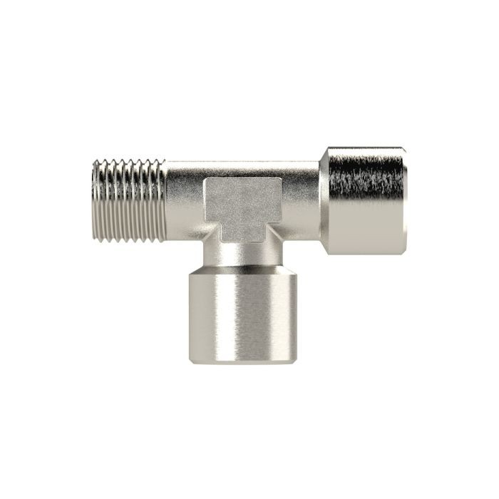 RIEGLER T-Stück, innen/innen/außen, G/R 1 SW 30, Messing vernickelt_1