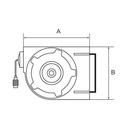 RIEGLER Schlauchaufroller Kompaktausführ., PU-Schl. ø 12x8, G 1/4, 7 m_1