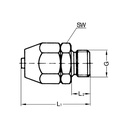 RIEGLER Einschraubverschraubung, für PVC-Pneumatikschlauch 11,6x9, G 3/8_1