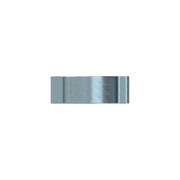 RIEGLER 2-Ohr-Schl.klemme »blow line« Stahl verz., Spannbereich 20-23 mm (1 Pack = 10 Stk.)_2
