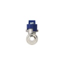 RIEGLER Kugelhahn »valve line«, Handhebel blau, MS vern., IG/AG, G 1_1