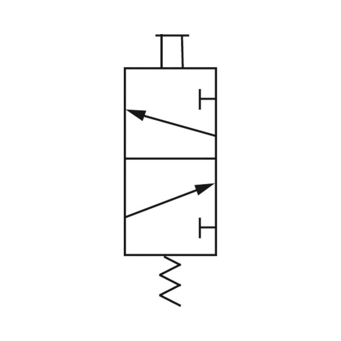 RIEGLER 3/2-Wegeventil, mechanisch betätigt, »M3«, Stössel, NC, G 1/8_1