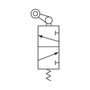 RIEGLER 3/2-Wegeventil, mech. betätigt, »M3«, RH, fr. Rücklauf, NC, G 1/8_1